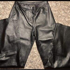 Croft & Barrow Lambskin Leather pants